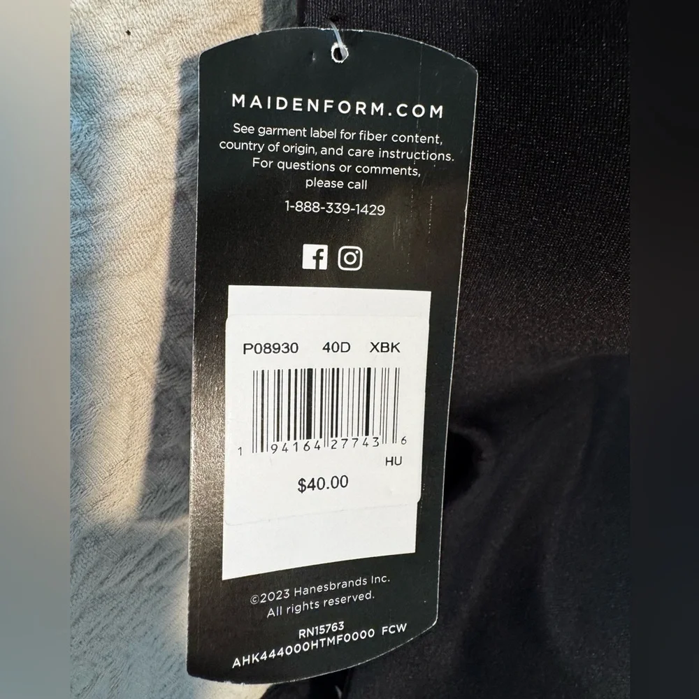 Maidenform Strapless Bra | Size 40D | New with Tags - Picture 3 of 4